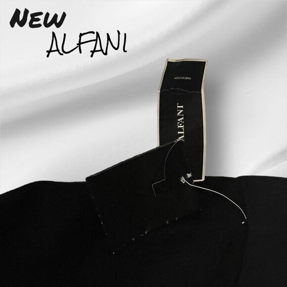 New NWT Women's Alfani Midi Skirt - Black - Small - Picture 2 of 5